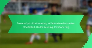 Tweede Spits Positionering in Defensieve Formaties: Flexibiliteit, Ondersteuning, Positionering